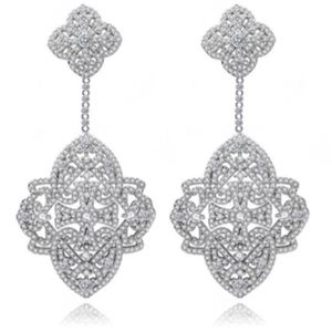 HOLLY EARRINGS || Statement CZ Earrings